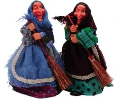 Dekoracija Ragana, 17 cm - Mėlyna