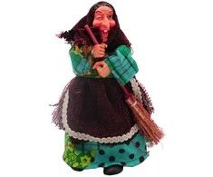 Dekoracija Ragana, 17 cm - Žalia