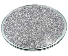 Dekoratyvinis stiklinis padėklas, ∅ 28 cm