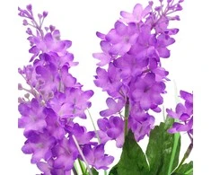 Dirbtinė alyvų puokštė, 35 cm - Violetinė