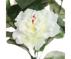 Dirbtinė azalijų puokštė, 31 cm - Geltona