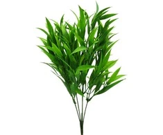 Dirbtinė bambuko puokštė, 40 cm - Žalia