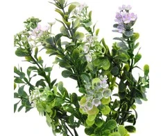 Dirbtinė buksmedžio puokštė, 38 cm - Balta