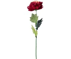 Dirbtinė gėlė chrizantema, 66 cm - Bordo