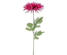 Dirbtinė gėlė chrizantema, 70 cm - Balta