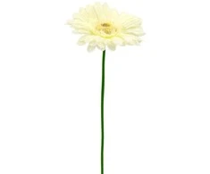 Dirbtinė gėlė gerbera, 42 cm - Balta