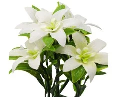 Dirbtinė gėlė jazminaičio žiedų šakelė - Kreminė