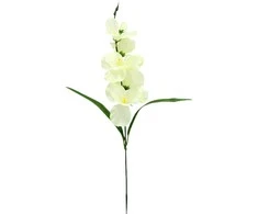 Dirbtinė gėlė kardelis, 55 cm - Baltai žalsva