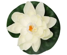 Dirbtinė gėlė lotosas, skersmuo 17 cm - Rožinė