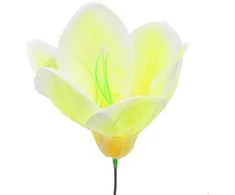 Dirbtinė gėlė magnolijos žiedas - Geltona