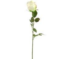 Dirbtinė gėlė rožė su kotu, 70 cm - Mėlyna