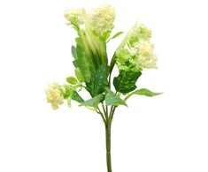 Dirbtinė gėlių puokštė, 31 cm - Mėlyna
