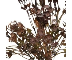 Dirbtinė gėlyčių puokštė, 36 cm - Pilka