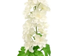 Dirbtinė lubinų puokštė, 78 cm - Balta