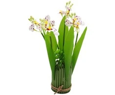Dirbtinė orchidėjų puokštė, 32 cm