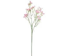 Dirbtinė rožinė gubojos šaka, 60 cm