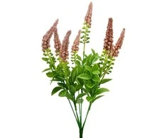 Dirbtinė ruda Veronikos puokštė, 38 cm