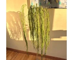Dirbtinė svyranti žalia šaka, 140 cm