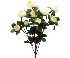 Dirbtinė vėdryno puokštė, 34 cm - Rožinė