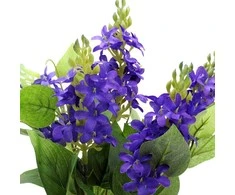 Dirbtinė violetinių alyvų puokštė, 33 cm