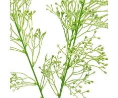Dirbtinė žalumynų šakelė, 55 cm - Raudona