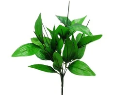 Dirbtinės gėlės kotelis su lelijos lapais, 32 cm