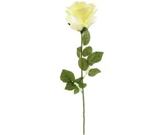 Dirbtinės rožės žiedas ant koto, 70 cm - Raudona