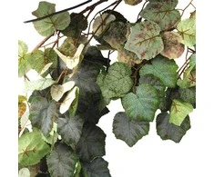 Dirbtinės vynuogės lapų girlianda, 160 cm
