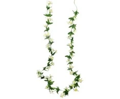 Dirbtinių jazminaičių girlianda, 220 cm - Geltona