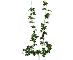 Dirbtinių rožių girlianda, 220 cm - Balta