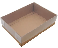 Dovanų dėžutė su langeliu, 21x15x6 cm
