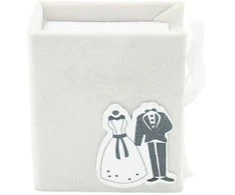 Dovanų dėžutė vestuvėms, 6x7x3 cm
