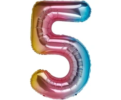 Folinis balionas - skaičius 5, 95 cm