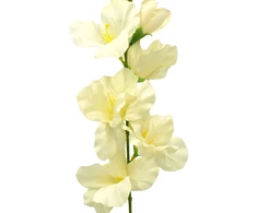 Gelsvas dirbtinis kardelis ant koto, 57 cm
