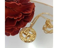 Grandinėlė su zodiako ženklu Avinas, 49 cm