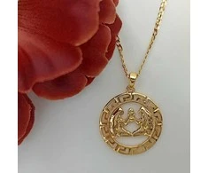 Grandinėlė su zodiako ženklu Dvyniai, 49 cm