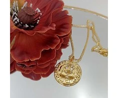 Grandinėlė su zodiako ženklu Dvyniai, 49 cm