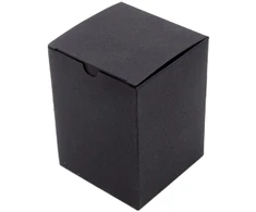 Juoda dovanų dėžutė, 7x7x9,5 cm