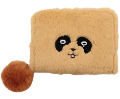 Kailinė vaikiška piniginė "Panda" - Raudona