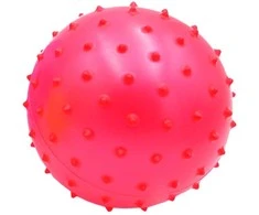 Kamuolys su masažiniais spygliukais, 12 cm - Mėlyna