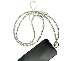 Karoliukų dirželis per petį telefonui, 57 cm