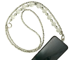 Karoliukų dirželis per petį telefonui, 78 cm