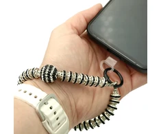 Karoliukų dirželis telefonui ant riešo, 14 cm