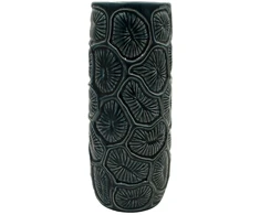 Keraminė tamsiai mėlyna vaza Koralai, 28 cm