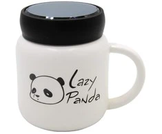 Keraminis puodelis Panda su užsukamu dangteliu - 4