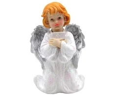 Klūpintis Angelas, 19 cm - 2