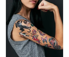 Laikinos kūno tatuiruotės - 11