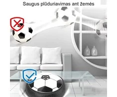 Levituojantis elektrinis futbolo kamuolys