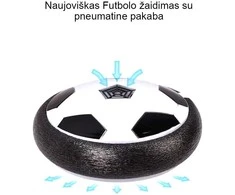 Levituojantis elektrinis futbolo kamuolys