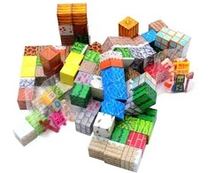Magnetiniai Minecraft blokeliai, 100 vnt.